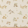 Printed Cotton BROUSSE Ecru / Green